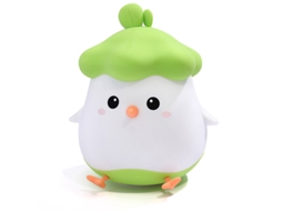 Iluminação Nocturna Led para Animais em Silicone Recarregável Por Usb Verde Pinto