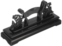 Suporte De Plástico Preto Para Leque Dobrável Chinês Vintage | Ambiance