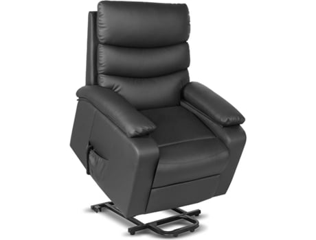 Cadeira de Massagem GRIDINLUX Elétrica Preto (Couro Sintético - 80x92,5x100 cm)