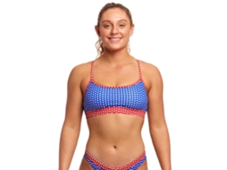 Top de Biquíni Swim Crop Colorido Aus 8 Mulherfunkita
