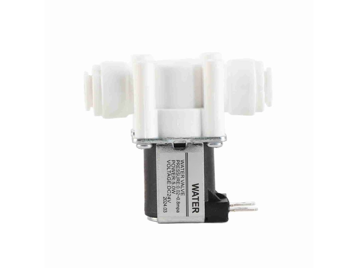 Válvula Solenoide Laxiscreed 24v Dc Normalmente Fechada, Plástico, Conexão Rápida Para Purificadores De Água