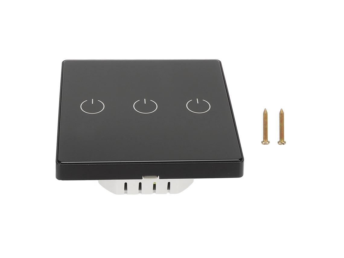 Interruptor de pared inteligente inalámbrico con control remoto y por voz, para uso doméstico y exterior 100-240 V | S/MARCA