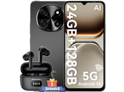 5g Smartphone Oscal Tiger 8 + Airbuds 8 (6.88'' - 24 Gb - 128 Gb - Preto)