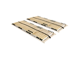 Bed Slatted Base, Bed Slatted Bases Vidaxl Bege Madeira (70 X 200 Cm)