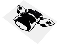 Adesivos de PVC branco para carro com estampa de vaca, para decoração e proteção.