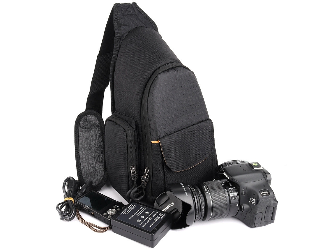 Bolsa Para Câmera Externa Grátis, Bolsa Triangular De Ombro Para Câmeras Nikon Brilvibera