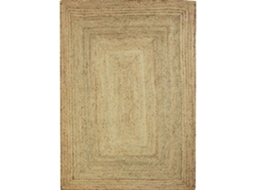 Tapete De Juta Trançado Natural Artesanal 250x250