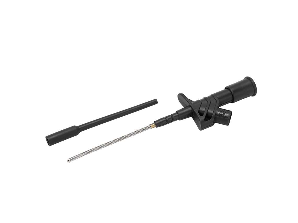 Gancho de Teste Flexível de Aço Inoxidável 4mm com Conector Seguro | S/MARCA
