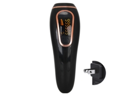 Máquina de Depilação a Luz Pulsada Intensa (IPL) 2026, 500.000 pulsos ajustáveis para o corpo todo, preta, 110-240V, plugue americano.