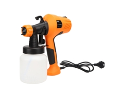 Pistola De Pintura Elétrica Airbrush De Alta Presión Con Interruptor Ergonômico (laranja)