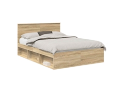 Estrutura da Cama com Cabeceira Sonoma 140 X 190 Cm MAISON EXCLUSIVE
