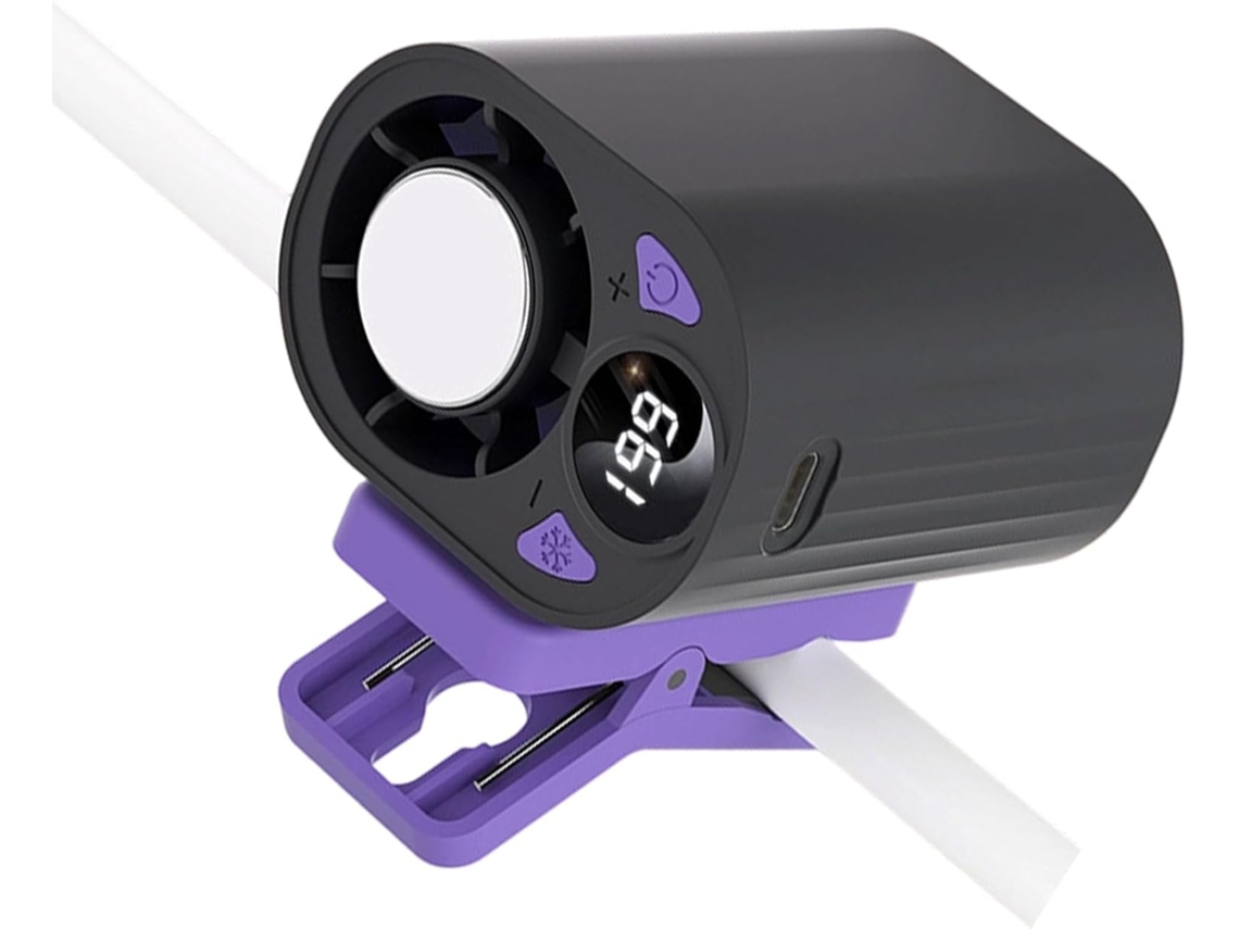 Ventilador Portátil Com Base De Encaixe Resistente, Colorido