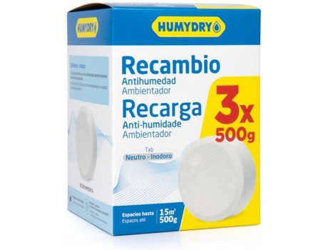 Recarga Anti-Humidade HUMYDRY Neutro (3x500g)
