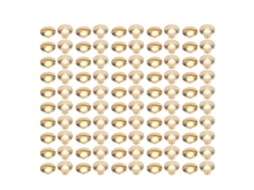 50 Parafusos Clavos De Couro Com Cabeça De Arco Para Encadernação 10x5mm E Parafusos Ranhurados