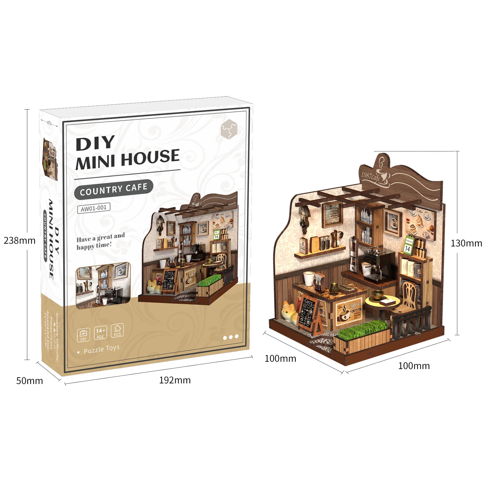 Cabana de Leitura Faça Você Mesmo em Miniatura, Design Elegante e Relaxante. MDUG
