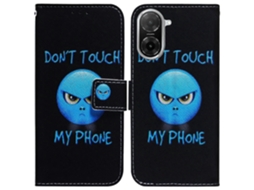 Capa Tipo Carteira De Couro Com Estampa De Padrão Para Xiaomi Redmi A5 4g (171,7 Mm) Poco C71 4g, Não Toque No Meu Telefone