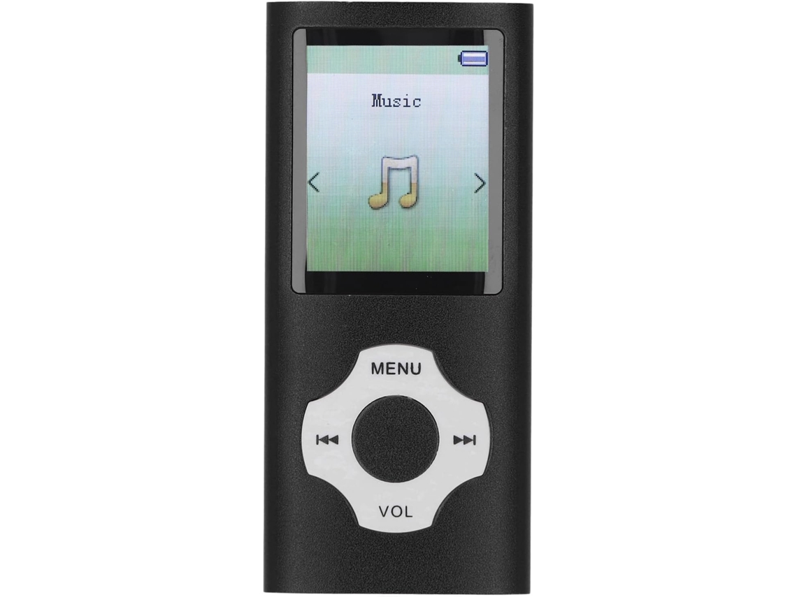 Reprodutor de MP3/MP4 Bluetooth de 16 GB, reprodutor de música portátil ultra potente para crianças com cartão de memória pequeno e redução de ruído.