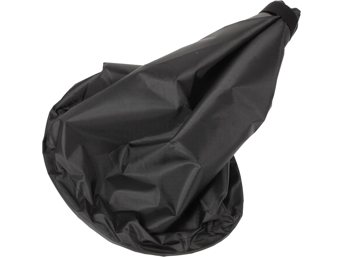Capa De Chuva Preta Impermeável Com Porta De Carregamento Para Veículos Elétricos E Suporte Magnético, Em Tecido Impermeável E Dobrável.
