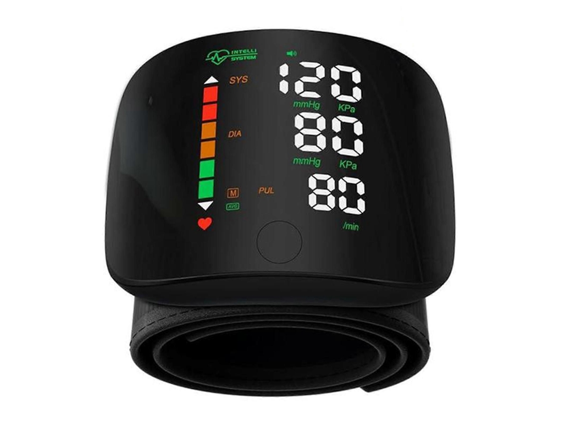 Monitores Digitais de Pressão Arterial Pulso com Máquina Bp Recarga Automática Tela Grande para Idosos Viagem em Casa GOKOCO