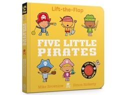 Livro Five Little Pirates De Mike Brownlow (inglês)