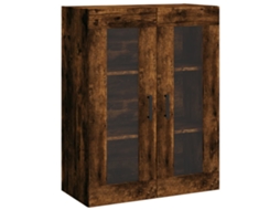 Wall Mounted Cabinet, Wall Mounted Cabinets Vidaxl Marrom Madeira Processada (n/a)