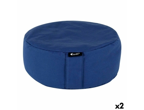 Almofada LongFit Sport Longfit sport Yoga Azul 33 x 13 cm (2 Unidades)