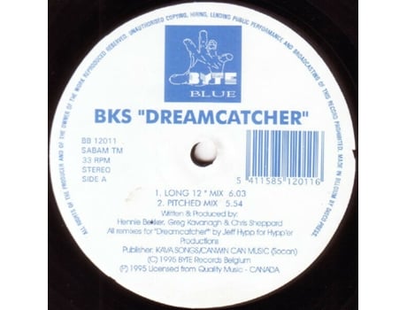 Vinil Dreamcatcher, Bks Byte Blue