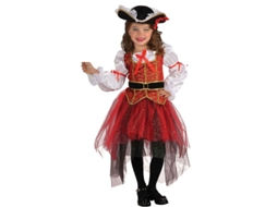 4 Peças de Fantasia de Pirata Infantil para Decorações de Halloween ALLINLESS