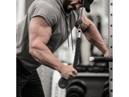 Corda De Tríceps Com Grip Único Para Exercícios De Academia E Treino Com Força De Tração Até 440lb