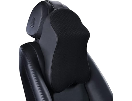 Encosto de cabeça para carros, almofadas para motoristas, almofada de assento de carro, espuma de memória viscoelástica, cor preta COSHANO