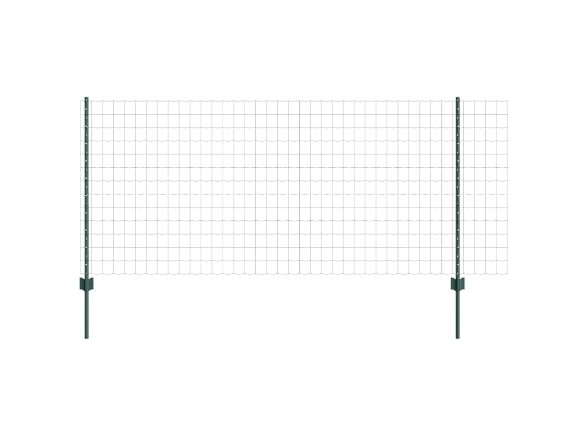Cerca Com Poste Verde 1 X 10 M Aço