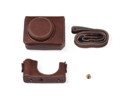 Portable Camera Case Synthetic Leather Camera Carry Bag With Shoulder Strap Replacement For Sony Zv1 Zv 1 Camera LAXISCREED