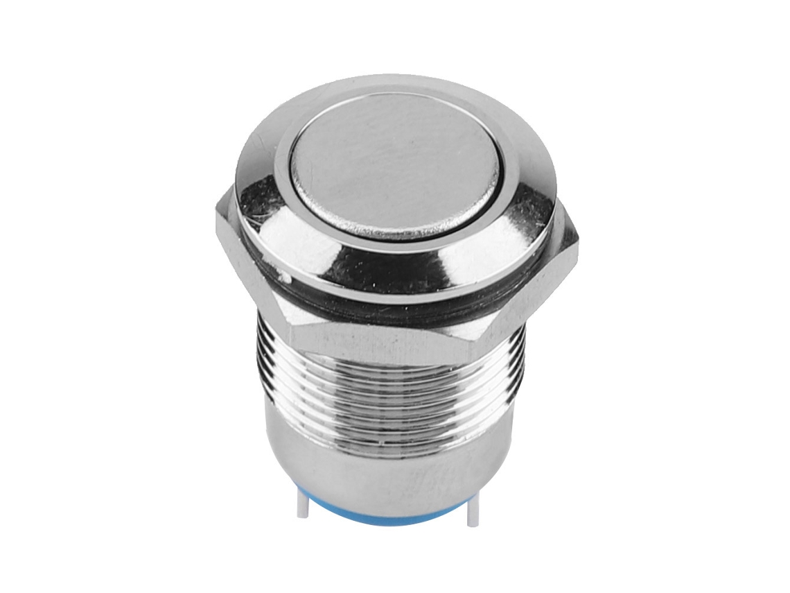 Interruptor Push button Metal (reset Automático, Flat head)
