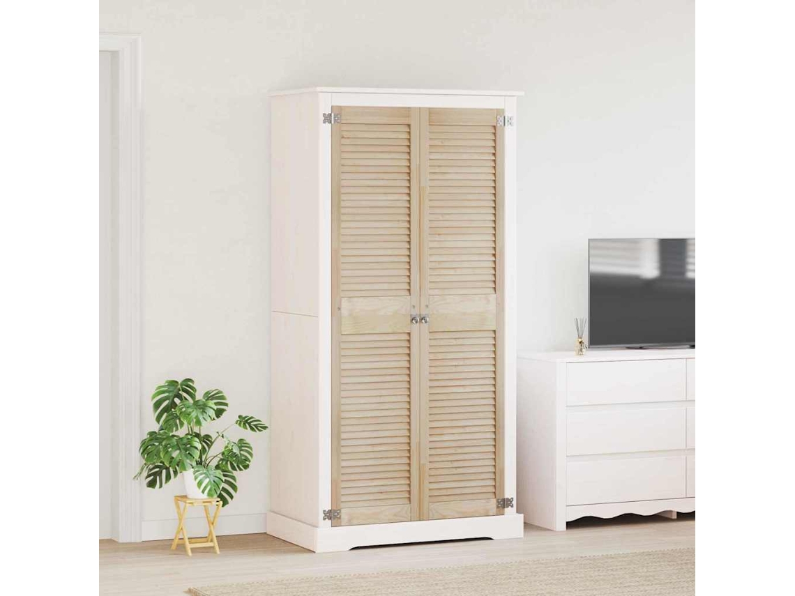 Vidaxl Porta De Armário Com Porta 2 Pcs Natural 170 X 2,1 X 39,5 Cm