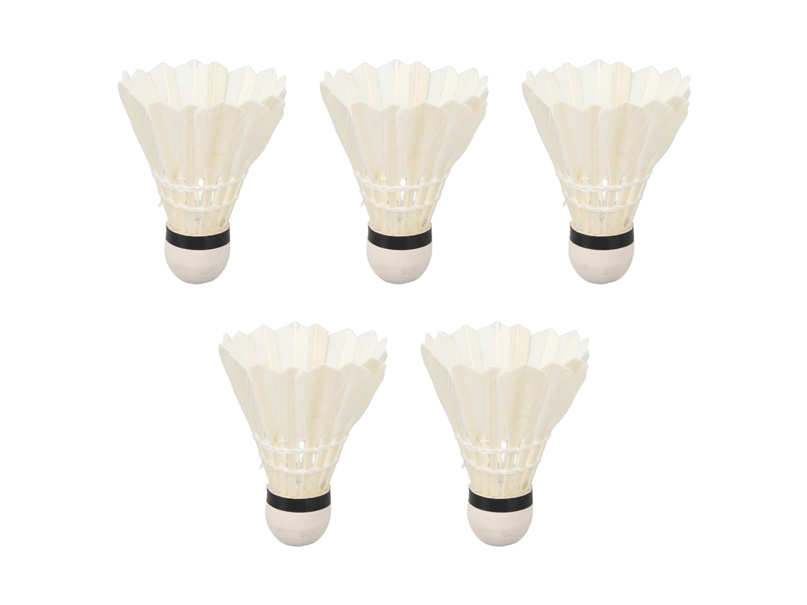 5pcs Bola De Badminton Led Glow Noite Plumas De Ganso Controle De Luz Shuttlecocks