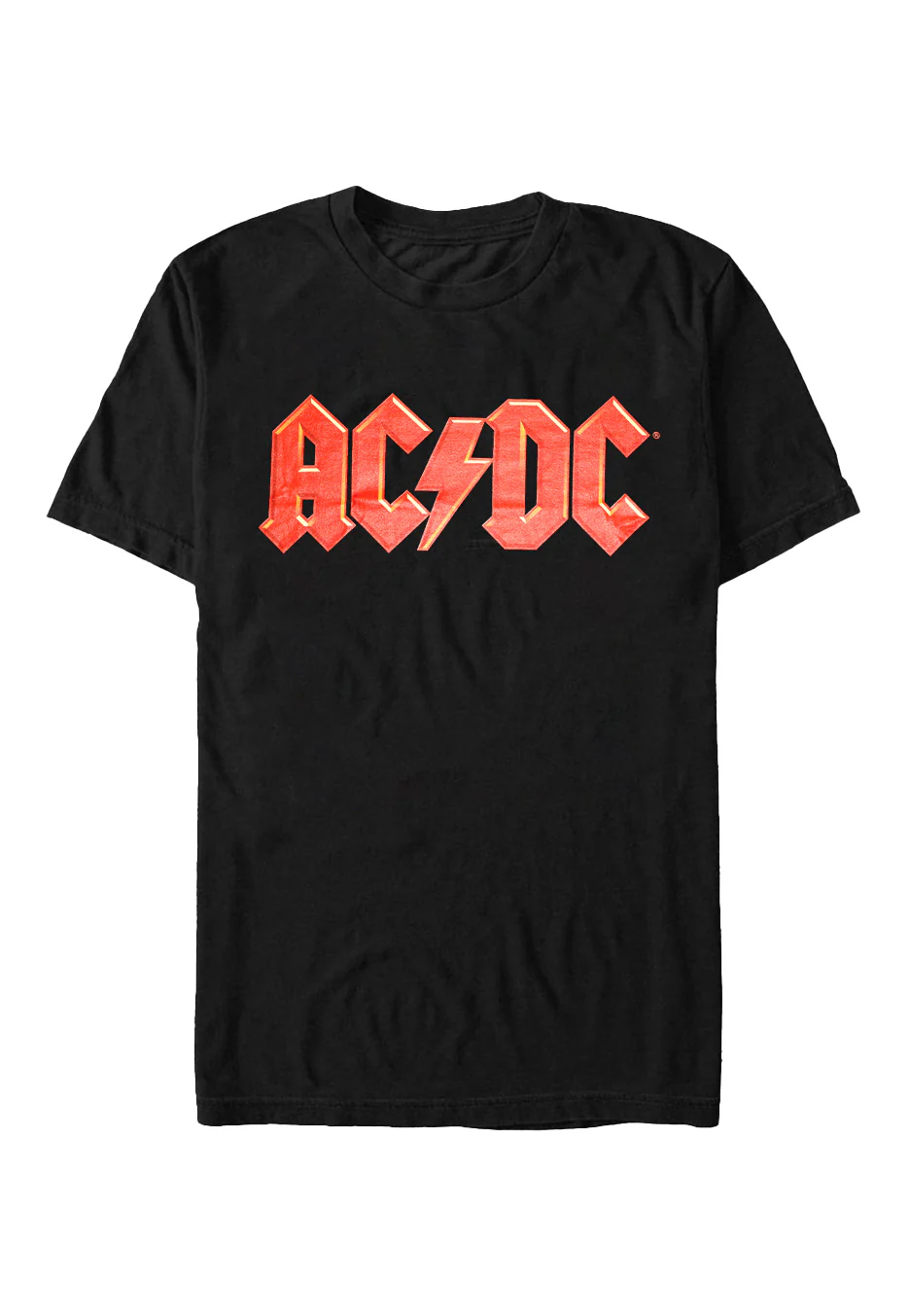Size:xl Rockinstone Ac/dc - Red Logo - T-shirt Unisex Adults