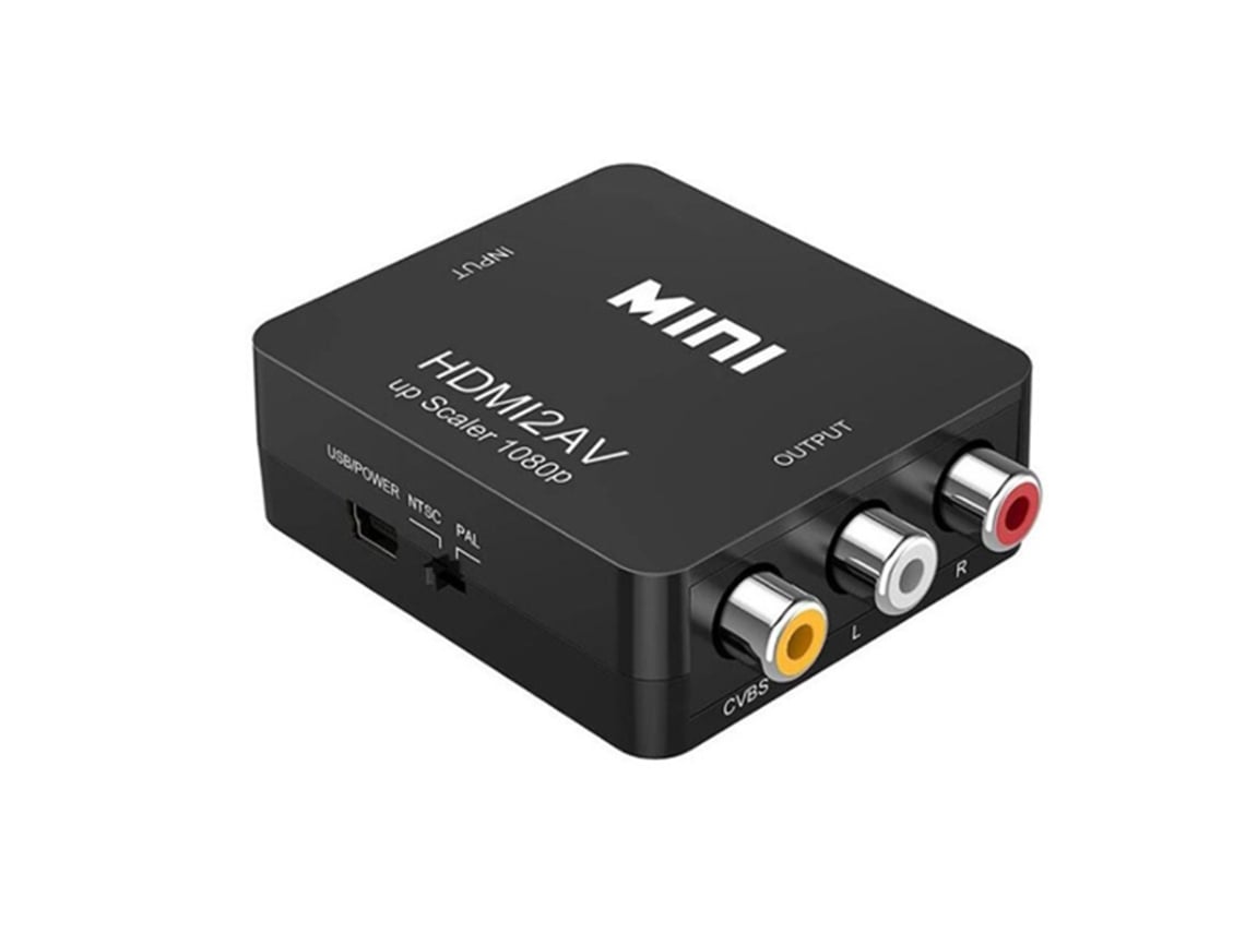 Conversor Mini Av Para Hd Interface Multimídia Plug And Play