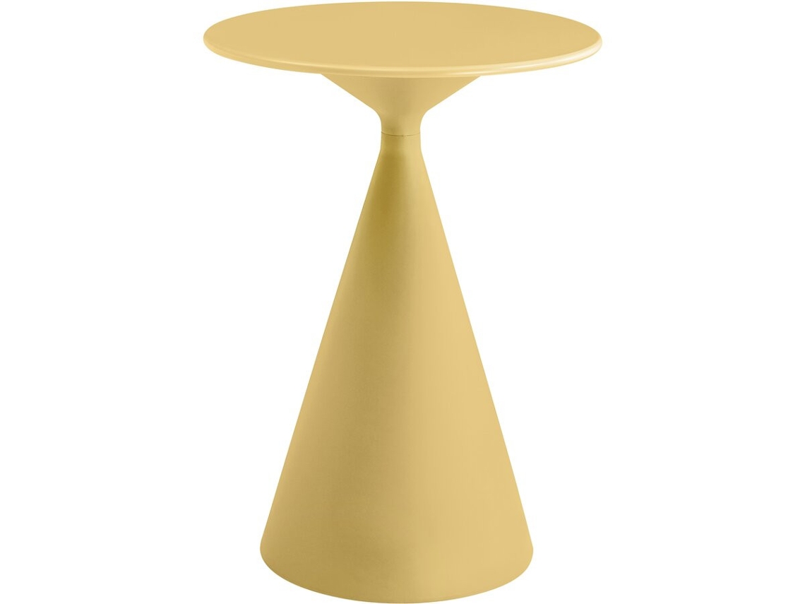 Mesa De Jardim Bistrô ⌀80 Cm "néora" - Amarelo