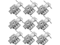 Conjunto De 12 Dobradiças Aço Inoxidável Para Portas Armários