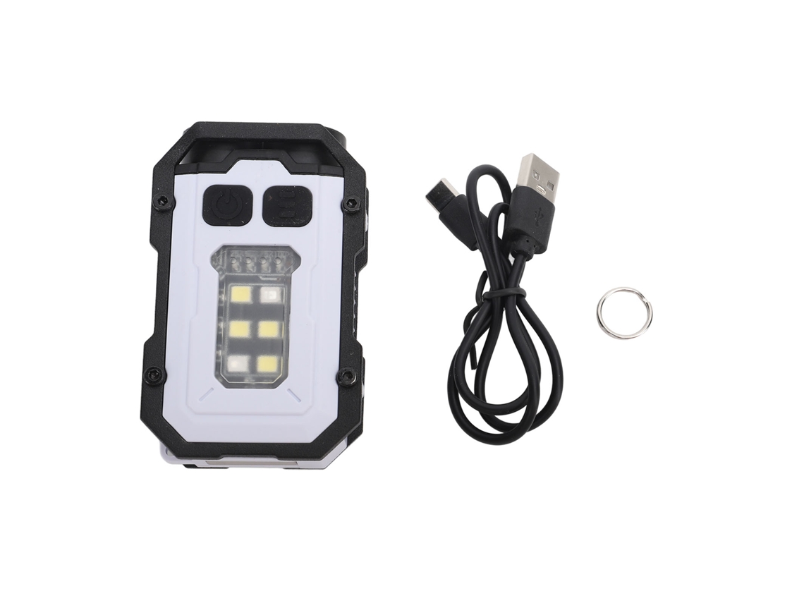 Lanterninha Chaveiro Led Recarregável USB 8 Modos S/MARCA
