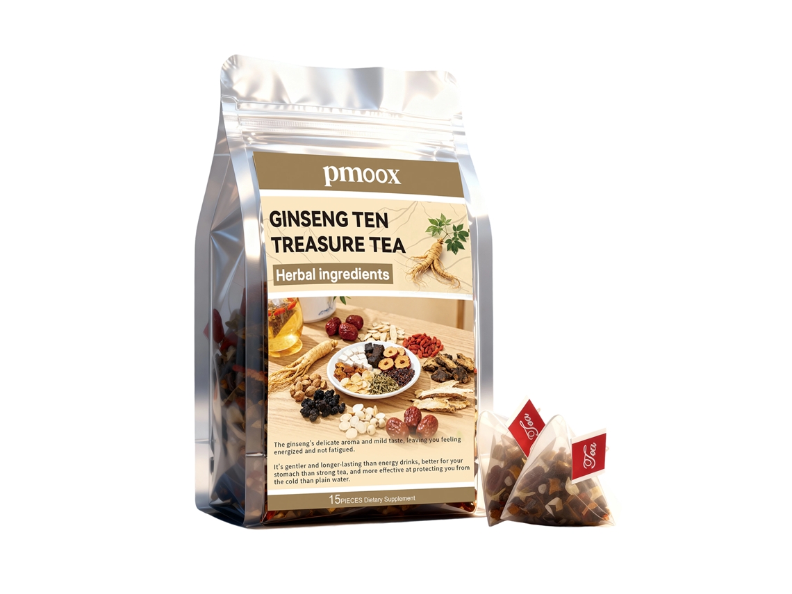 Chá Pmoox Ginseng Nutritivo Cuidado Diário Corpo