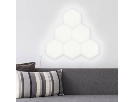 Painel LED LEDKIA Hexagonal (10W - Branco Natural)