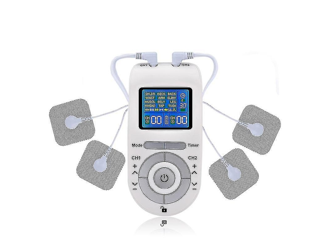 Dispositivo Tens Ems 12 Modos Estimulador Muscular Para Terapia De Alívio Da Dor E Fortalecimento Muscular Aquaforge