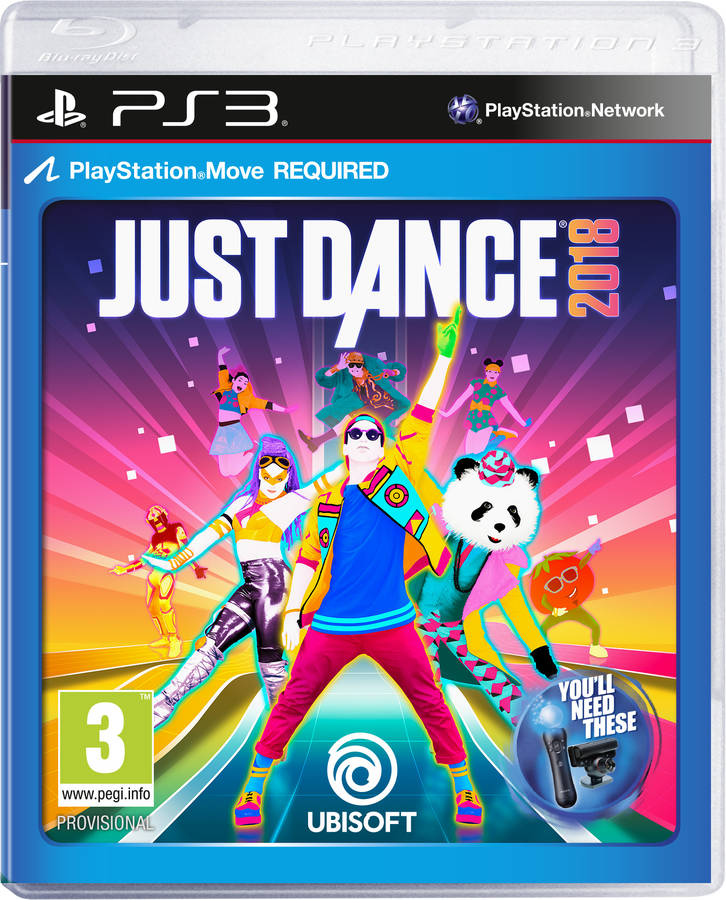 Just Dance 2018 (Sony PlayStation 3 PS3, 2017) English/Portuguese