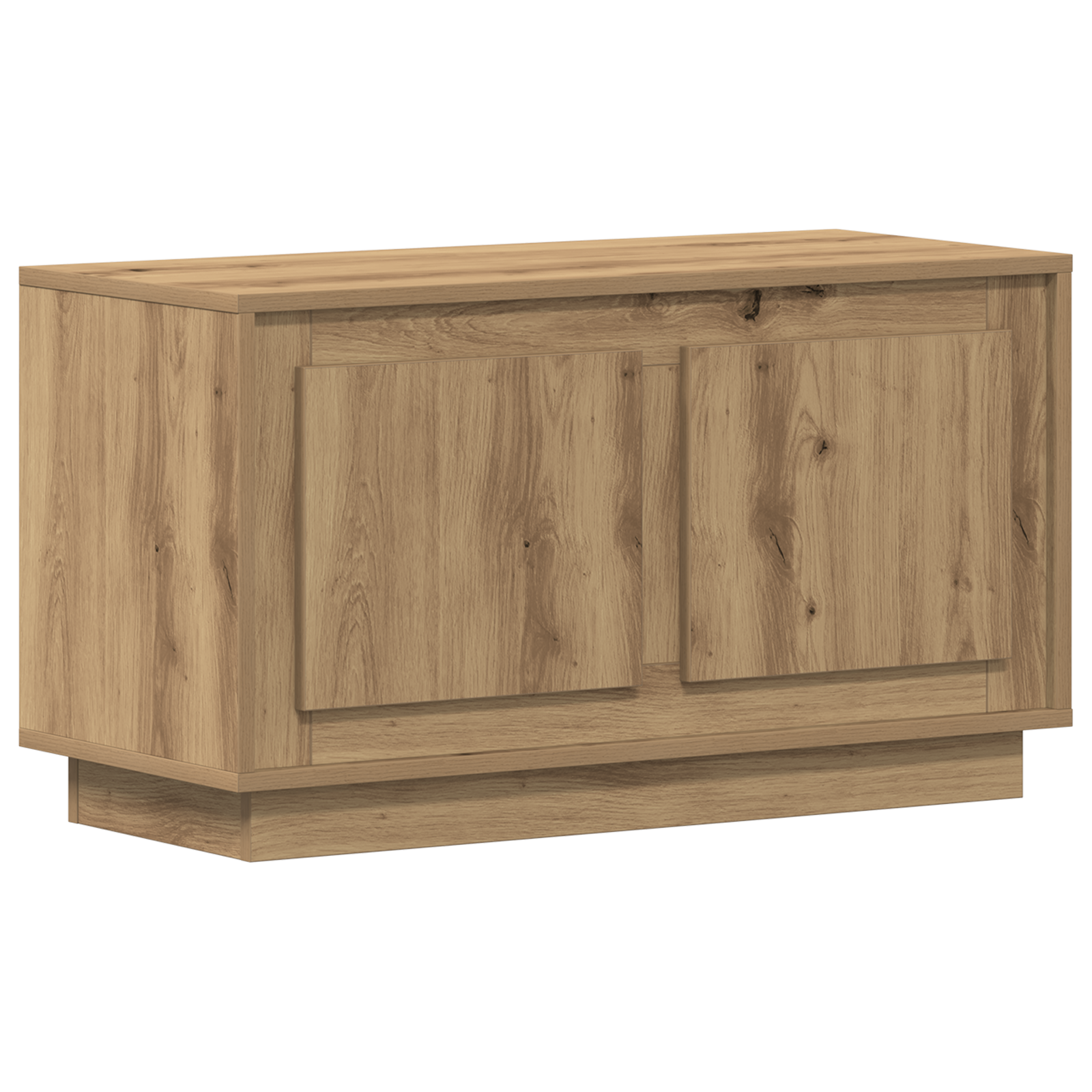 Conjunto 1 Gabinete Para Tv Vidaxl Castanho Derivados De Madeira (80 X 35 X 45 Cm)