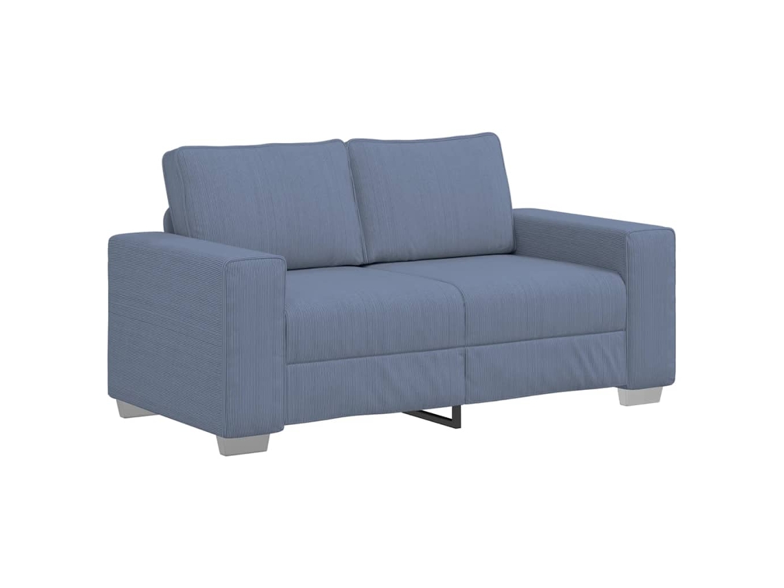Loveseat Sofa, Loveseat Sofas Vidaxl Azul Tecido (n/a)
