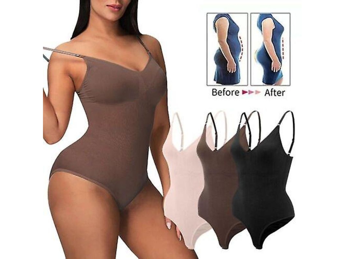2026-shapewear Para Mulher Com Controle Abdominal E Elevação De Bumbum Sem Costuras Tamanho S-xxxl 3xl Negro