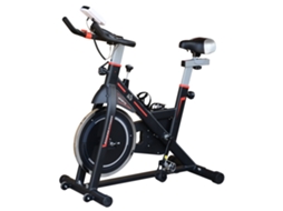 Bicicleta Estática Resistência Ajustável Volante 8kg Lcd Preto