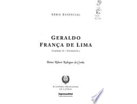 Livro Geraldo França de Lima - Volume 90. Coleção Essencial de Betina Ribeiro Rodrigues Da (author.) Cunha (Português do Brasil)