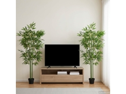 Vidaxl Árvore De Bambu Artificial 2 Unid. Verde 45 X 18 X 175 Cm
